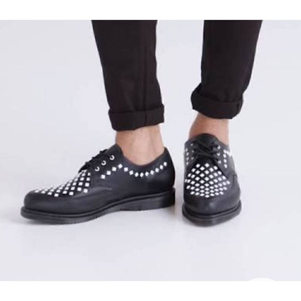 Dr. Martens Willis Studded Creeper In Black 6